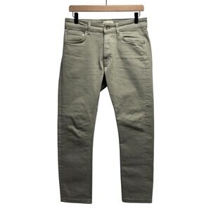 Suitsupply Men's Size 28/32 Light Sage/Gray Straight Leg Denim Jeans Italy euc